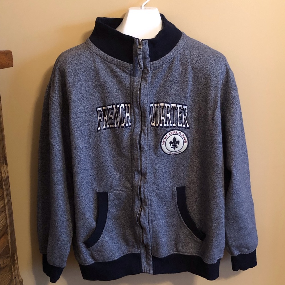 Rag Wear U.S.A. Size 2 XL Blue French Quarter New Orleans Jacket